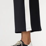 Bassike Stretch Twill Pull On Skirt | Black/White