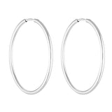 Porter 90s Hoop 40mm | White Gold