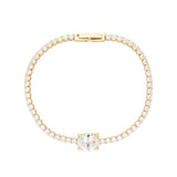 Porter Heirloom Tennis Bracelet | Gold/Clear