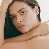 Porter Oval Studs 1CT | Gold