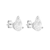 Porter Pear Studs | Silver
