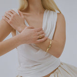 Porter Wiggle Bangle (M/L) | Gold