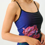 With Harper Lu Camisole Mesh | Cobalt Floral