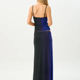 With Harper Lu Camisole Mesh | Cobalt Floral