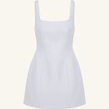 Shona Joy Otis Square Neck Mini Dress | Sky