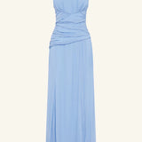Shona Joy Aylah Side Split Maxi Dress | Vista Blue