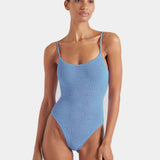 Hunza G Pamela Swim | Crinkle Cornflower (PRE-ORDER)