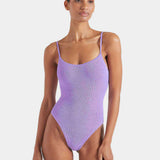 Hunza G Pamela Swim | Crinkle Lilac (PRE-ORDER)