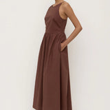 Assembly Label Posie Midi Dress | Espresso