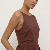 Assembly Label Posie Midi Dress | Espresso