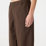 Bassike Twill Universal Nylon Pull On Pant | Carob