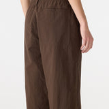 Bassike Twill Universal Nylon Pull On Pant | Carob