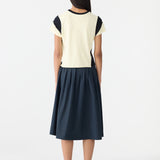 Bassike Moto Baby T-Shirt | Lemon Sorbet/Black (PRE-ORDER)