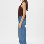 Cardinal Sleeveless Cardigan