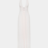 Misha Jennifer Cupro Maxi Dress | Ivory