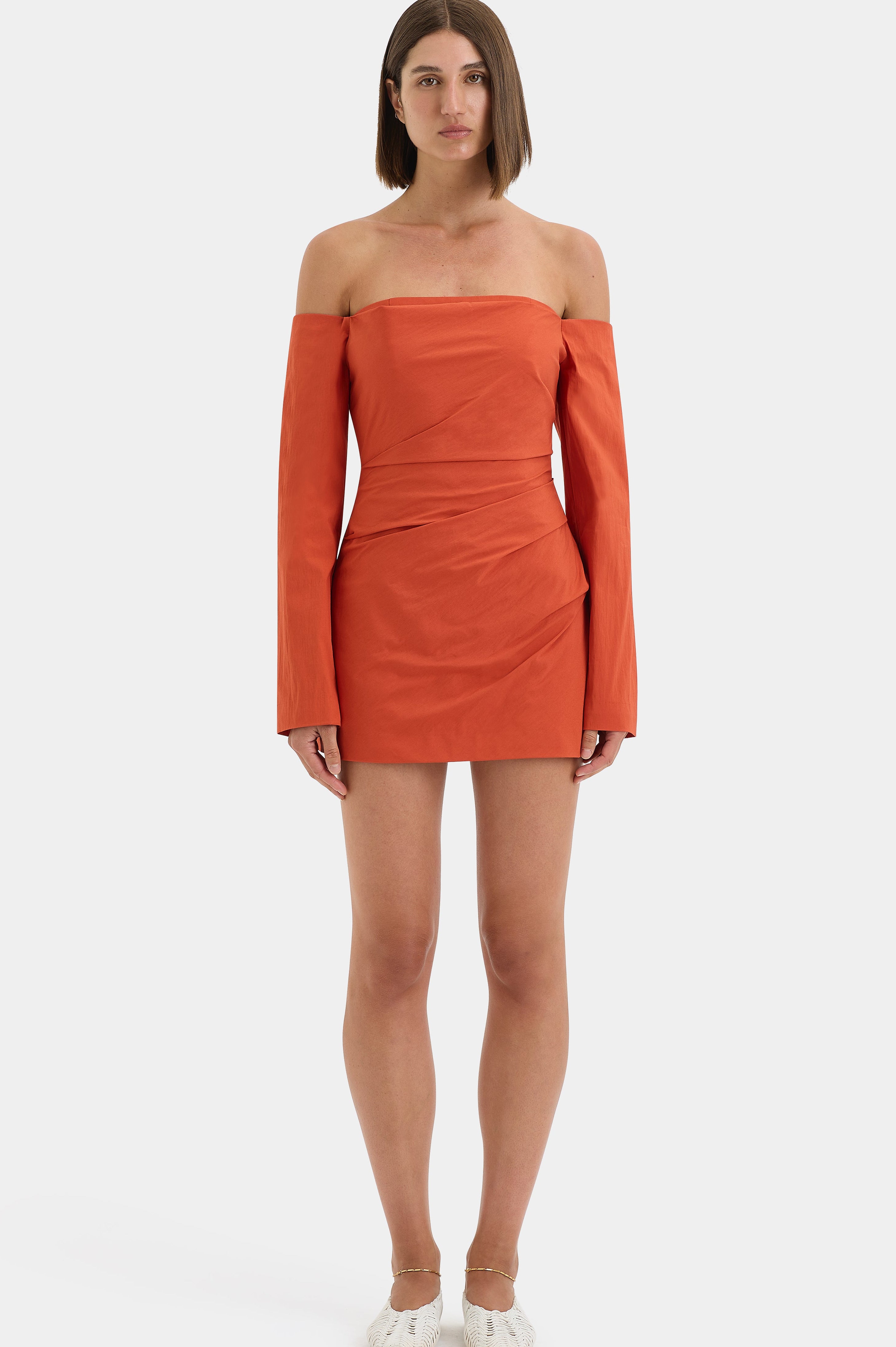 Rossana Off Shoulder Mini Dress