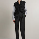 A.Emery Goddard Straight Pant | Black