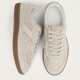Tb.490 Crochet Cream Leather Sneakers