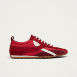 Tb.304 Nylon Red Leather Sneakers