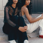 Tb.304 Nylon All White Leather Sneakers