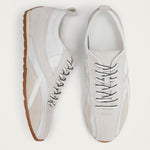 Tb.304 Nylon All White Leather Sneakers