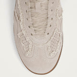 Tb.490 Mule Crochet Cream Leather Sneakers