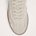 Tb.490 Mule Crochet Cream Leather Sneakers