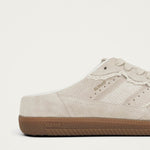 Tb.490 Mule Crochet Cream Leather Sneakers
