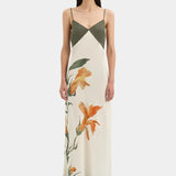 SIR. Constance V Neck Slip Dress | Iris Floral