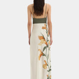 SIR. Constance V Neck Slip Dress | Iris Floral