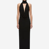 THE 'COWL' NECK JERSEY DRESS