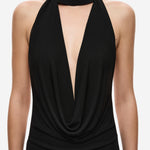 THE 'COWL' NECK JERSEY DRESS