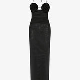 Bec + Bridge Delila Spiral Maxi Dress | Black