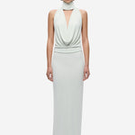 THE 'COWL' NECK JERSEY DRESS