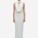 THE 'COWL' NECK JERSEY DRESS