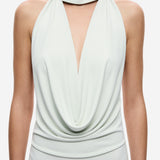 THE 'COWL' NECK JERSEY DRESS