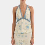 Cecile Halter Top