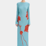 SIR. Amelie Long Sleeve Gown | Flore
