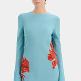 SIR. Amelie Long Sleeve Gown | Flore