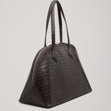 A.Emery The Harnick Bag | Bistre Croc Embossed