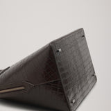 A.Emery The Harnick Bag | Bistre Croc Embossed