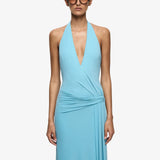Bec + Bridge Remi Halter Dress | Marine Blue