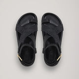 A.Emery Jalen Sandal | Black Woven