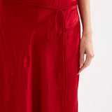 NiLS by NUDE LUCY Allegra Slip Dress | Vermillion