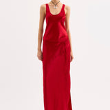 NiLS by NUDE LUCY Allegra Slip Dress | Vermillion