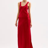 NiLS by NUDE LUCY Allegra Slip Dress | Vermillion