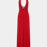 Misha Jennifer Cupro Maxi Dress | Cherry