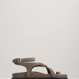 A.Emery Jalen Slim Sandal | Tawny Suede