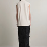 A.Emery Miles Sleeveless Top | Creme