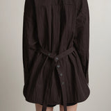 A.Emery Joyse Sheer Shirt | Bistre